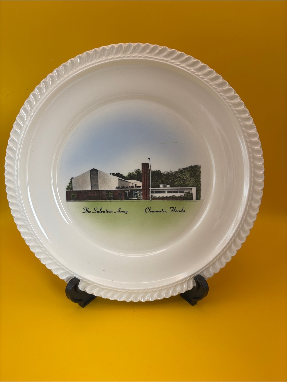 Clearwater, Fl. Salvation Army Decorative Commemorative Plate